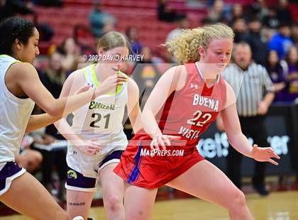 Thumbnail 2 in (CHSAA 3A Girls Basketball Round One) Buena Vista vs Ellicott photogallery.