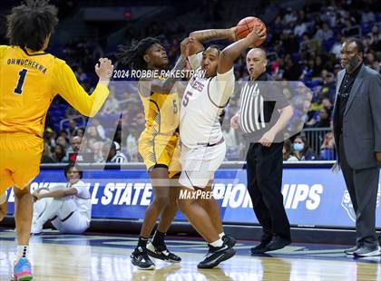 Thumbnail 2 in Silsbee vs. Oak Cliff Faith Family Academy (UIL 4A Basketball Final) photogallery.