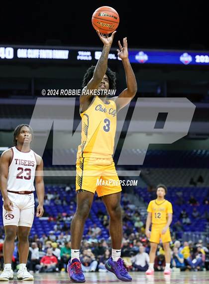 Thumbnail 2 in Silsbee vs. Oak Cliff Faith Family Academy (UIL 4A Basketball Final) photogallery.