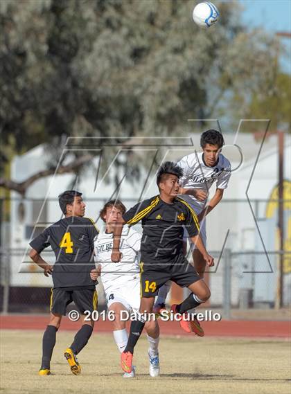 Thumbnail 3 in Tolleson @ Gilbert (AIA Division 1 Quarterfinals) photogallery.