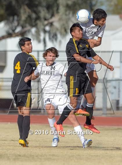 Thumbnail 2 in Tolleson @ Gilbert (AIA Division 1 Quarterfinals) photogallery.