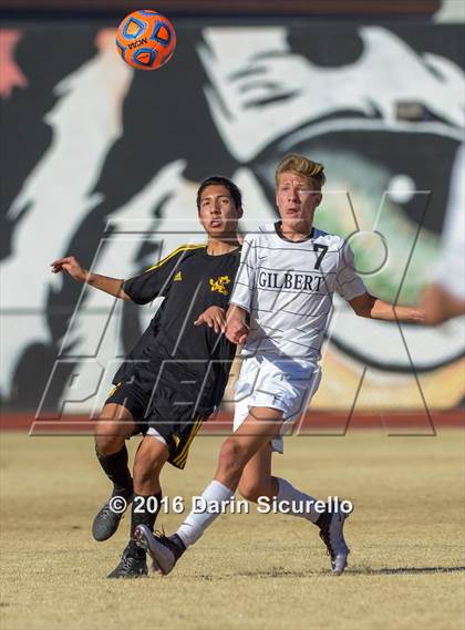 Thumbnail 3 in Tolleson @ Gilbert (AIA Division 1 Quarterfinals) photogallery.