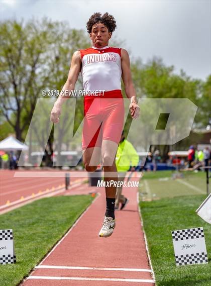 Thumbnail 3 in CHSAA Track and Field 2A Championships (Boys Long Jump) photogallery.