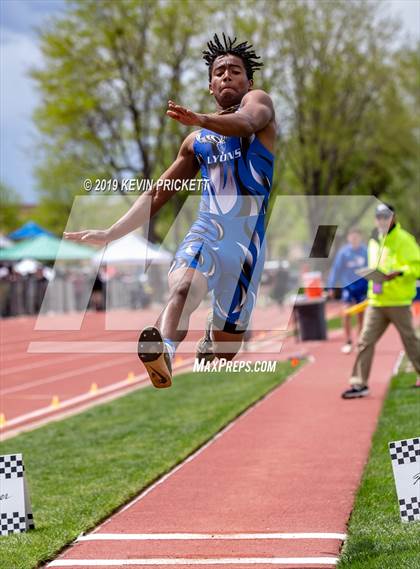 Thumbnail 1 in CHSAA Track and Field 2A Championships (Boys Long Jump) photogallery.