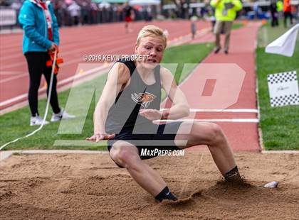 Thumbnail 3 in CHSAA Track and Field 2A Championships (Boys Long Jump) photogallery.