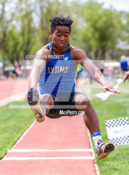 Thumbnail 2 in CHSAA Track and Field 2A Championships (Boys Long Jump) photogallery.