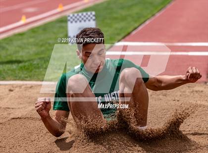 Thumbnail 2 in CHSAA Track and Field 2A Championships (Boys Long Jump) photogallery.