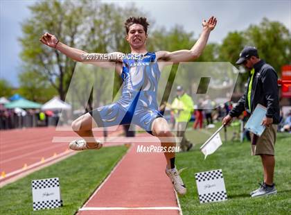 Thumbnail 3 in CHSAA Track and Field 2A Championships (Boys Long Jump) photogallery.