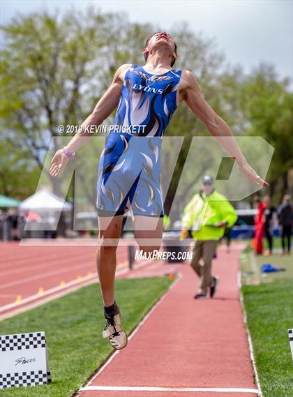Thumbnail 3 in CHSAA Track and Field 2A Championships (Boys Long Jump) photogallery.