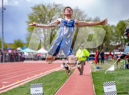 Thumbnail 2 in CHSAA Track and Field 2A Championships (Boys Long Jump) photogallery.