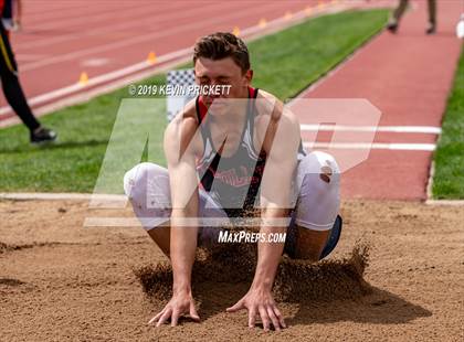 Thumbnail 3 in CHSAA Track and Field 2A Championships (Boys Long Jump) photogallery.