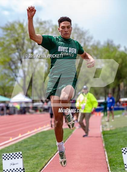 Thumbnail 3 in CHSAA Track and Field 2A Championships (Boys Long Jump) photogallery.
