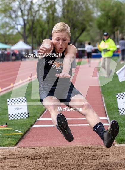 Thumbnail 3 in CHSAA Track and Field 2A Championships (Boys Long Jump) photogallery.