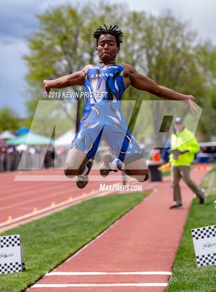 Thumbnail 2 in CHSAA Track and Field 2A Championships (Boys Long Jump) photogallery.