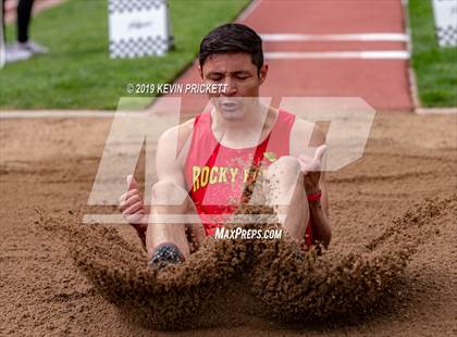 Thumbnail 2 in CHSAA Track and Field 2A Championships (Boys Long Jump) photogallery.