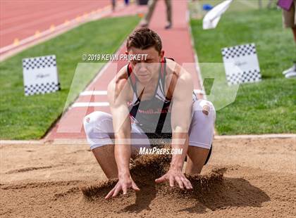 Thumbnail 1 in CHSAA Track and Field 2A Championships (Boys Long Jump) photogallery.