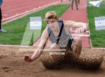 Thumbnail 3 in CHSAA Track and Field 2A Championships (Boys Long Jump) photogallery.