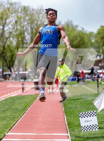 Thumbnail 3 in CHSAA Track and Field 2A Championships (Boys Long Jump) photogallery.