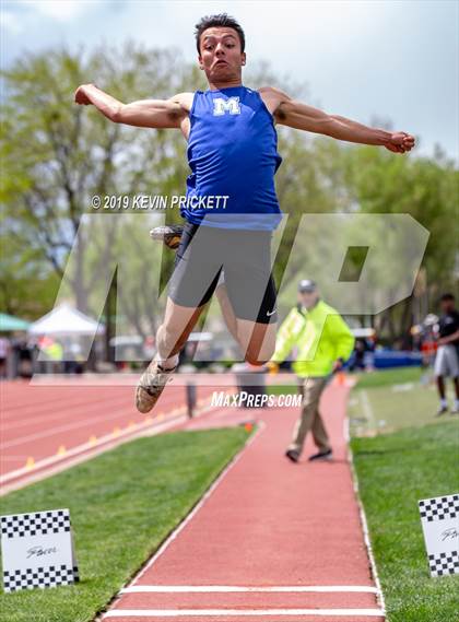 Thumbnail 2 in CHSAA Track and Field 2A Championships (Boys Long Jump) photogallery.