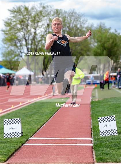 Thumbnail 3 in CHSAA Track and Field 2A Championships (Boys Long Jump) photogallery.