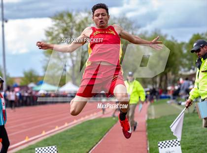 Thumbnail 3 in CHSAA Track and Field 2A Championships (Boys Long Jump) photogallery.
