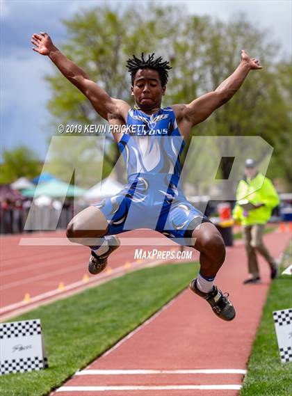 Thumbnail 1 in CHSAA Track and Field 2A Championships (Boys Long Jump) photogallery.
