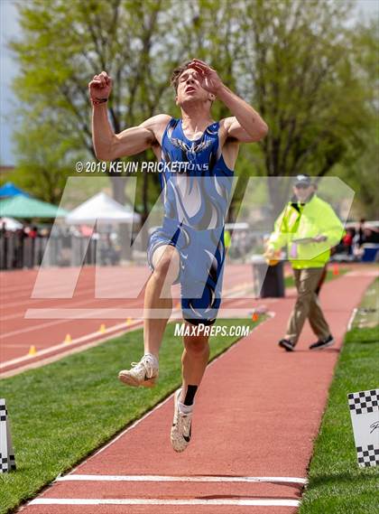 Thumbnail 1 in CHSAA Track and Field 2A Championships (Boys Long Jump) photogallery.