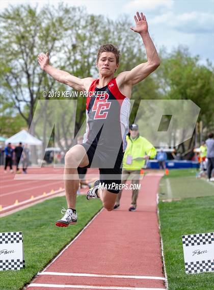 Thumbnail 1 in CHSAA Track and Field 2A Championships (Boys Long Jump) photogallery.