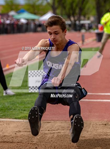 Thumbnail 3 in CHSAA Track and Field 2A Championships (Boys Long Jump) photogallery.