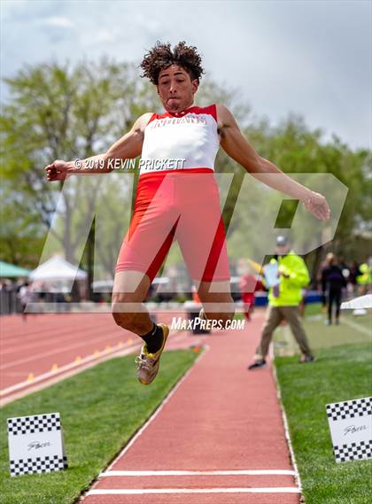 Thumbnail 2 in CHSAA Track and Field 2A Championships (Boys Long Jump) photogallery.