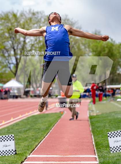 Thumbnail 1 in CHSAA Track and Field 2A Championships (Boys Long Jump) photogallery.