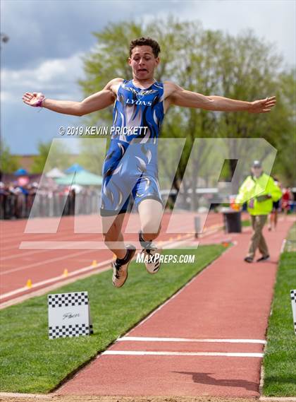 Thumbnail 2 in CHSAA Track and Field 2A Championships (Boys Long Jump) photogallery.