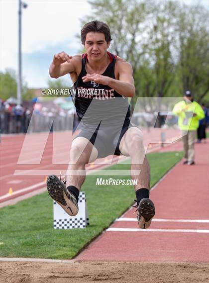 Thumbnail 1 in CHSAA Track and Field 2A Championships (Boys Long Jump) photogallery.