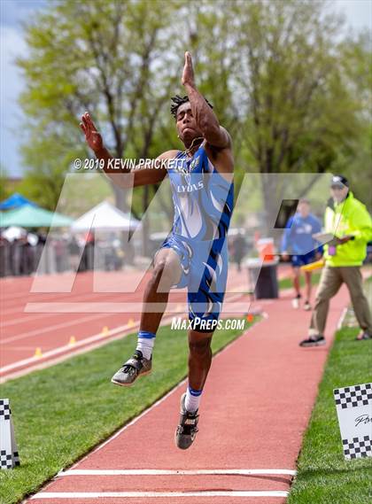 Thumbnail 2 in CHSAA Track and Field 2A Championships (Boys Long Jump) photogallery.