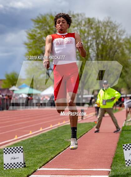 Thumbnail 1 in CHSAA Track and Field 2A Championships (Boys Long Jump) photogallery.