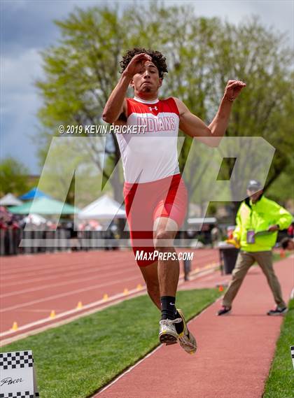 Thumbnail 2 in CHSAA Track and Field 2A Championships (Boys Long Jump) photogallery.