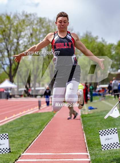 Thumbnail 1 in CHSAA Track and Field 2A Championships (Boys Long Jump) photogallery.