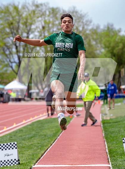 Thumbnail 2 in CHSAA Track and Field 2A Championships (Boys Long Jump) photogallery.