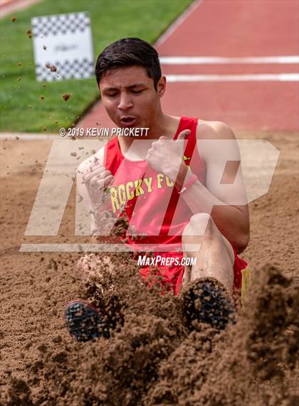 Thumbnail 1 in CHSAA Track and Field 2A Championships (Boys Long Jump) photogallery.