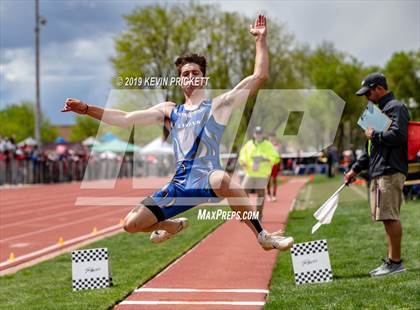 Thumbnail 3 in CHSAA Track and Field 2A Championships (Boys Long Jump) photogallery.