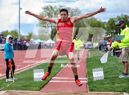 Thumbnail 1 in CHSAA Track and Field 2A Championships (Boys Long Jump) photogallery.