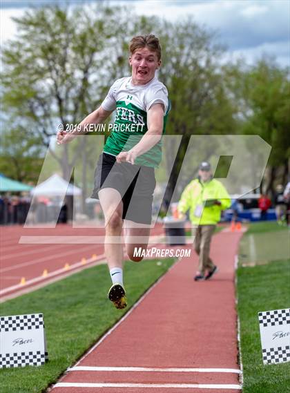 Thumbnail 2 in CHSAA Track and Field 2A Championships (Boys Long Jump) photogallery.