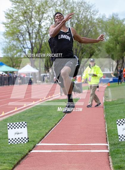 Thumbnail 2 in CHSAA Track and Field 2A Championships (Boys Long Jump) photogallery.