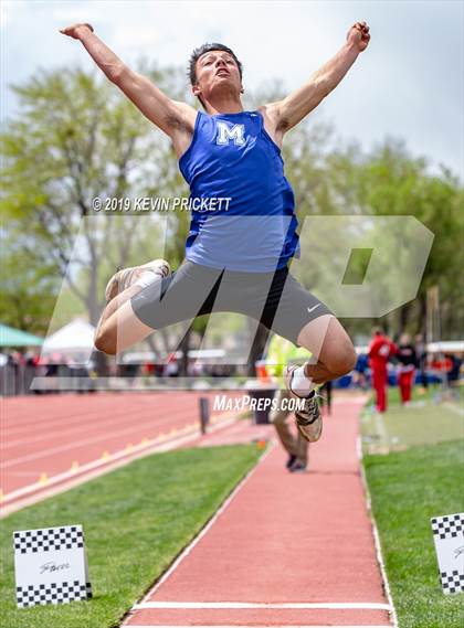 Thumbnail 3 in CHSAA Track and Field 2A Championships (Boys Long Jump) photogallery.