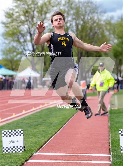 Thumbnail 2 in CHSAA Track and Field 2A Championships (Boys Long Jump) photogallery.