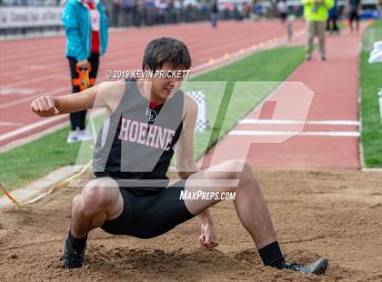 Thumbnail 3 in CHSAA Track and Field 2A Championships (Boys Long Jump) photogallery.
