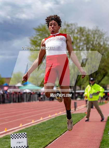 Thumbnail 3 in CHSAA Track and Field 2A Championships (Boys Long Jump) photogallery.