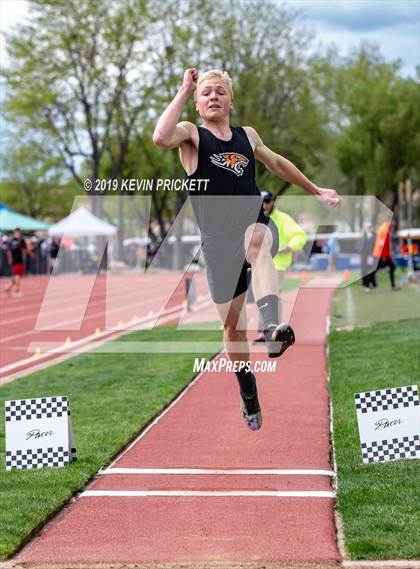 Thumbnail 1 in CHSAA Track and Field 2A Championships (Boys Long Jump) photogallery.