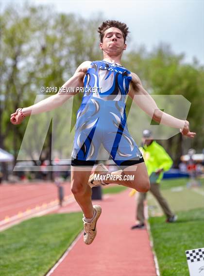 Thumbnail 1 in CHSAA Track and Field 2A Championships (Boys Long Jump) photogallery.