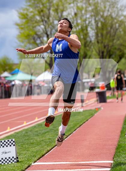 Thumbnail 3 in CHSAA Track and Field 2A Championships (Boys Long Jump) photogallery.